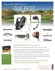 golf employee recognition gifts